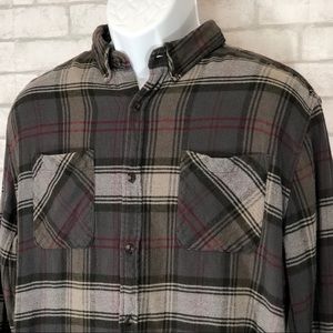 Sperry 100% Cotton Flannel Long Sleeve Shirt (L)